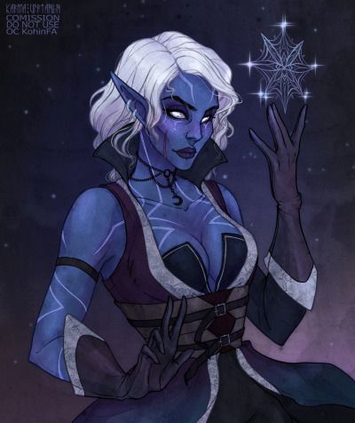 Moon Elf Rogue, Swashbuckler Dnd, Drow Sorcerer, Drow Cleric, Dnd Drow, Moon Elves, Female Book Characters, Elf Rogue, Half Drow