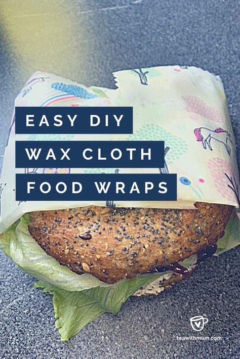 Diy Wax Wraps For Food, Wax Cloth Food Wrap, Diy Beeswax Wrap, Eco Friendly Ideas, Beeswax Wrap, Travel Tricks, Zero Waste Store, Wax Wraps, Afternoon Tea Recipes