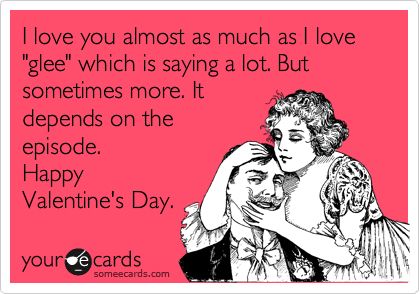 Glee Valentine Pickup Lines, L Love You, Pick Up Lines, Glee, Valentines Cards, Happy Valentines Day, Happy Valentine, I Love You, Valentines Day