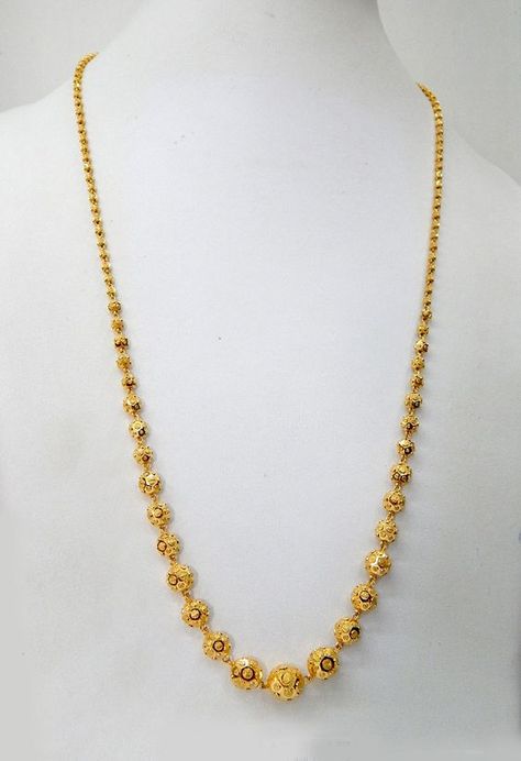 Matarmala Design, Gold Mala Designs, Simple Craft Ideas, New Gold Jewellery Designs, Gold Jewelry Simple Necklace, Gold Mangalsutra Designs, Gold Chain Design, Simple Craft, Gold Jewelry Stores