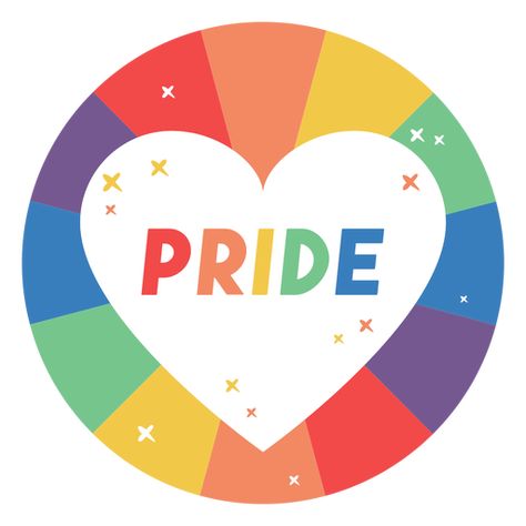 Pride heart badge #AD , #Pride, #badge, #heart Pfp Frame, Pride Designs, Pride Badges, Pride Tattoo, Gay Sticker, Pride Heart, Pride Design, Love Always Wins, Lgbt T Shirts