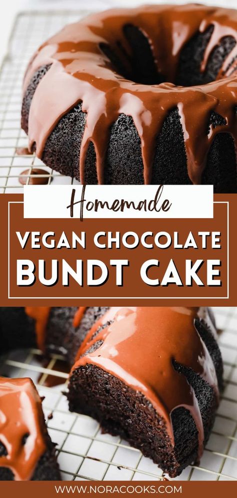 Vegan Gluten Free Bundt Cake Recipes, Easy Vegan Bundt Cake, Vegan Chocolate Pound Cake, Gluten Free Chocolate Bundt Cake, Vegan Chocolate Bundt Cake, Vegan Chocolate Dessert Recipes, Thekitchn.com Recipes, Vegan Dark Chocolate Cake, Vegan Cupcakes Easy