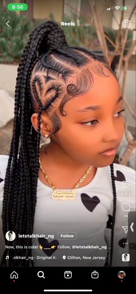 Kid Styles, Styles Ideas, Girls Hairstyles Braids, Hairstyles Braids, Braided Ponytail, Box Braids, Let Me Know, Hair Inspo, For Girls