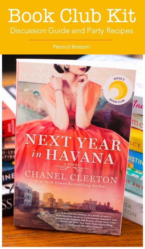 Next Year In Havana, Book Club Discussion Questions, Book Club Suggestions, Havana Party, Book Club Parties, Peanut Gallery, Best Books List, Beach Reads, Family Projects