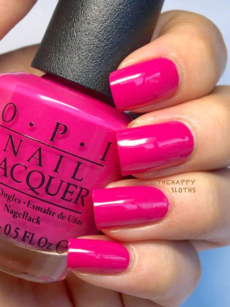 Opi Pink Nail Polish, Opi Nail Colors, French Tip Nail Designs, Red Nail Polish, Pink Nail Polish, Opi Nail Polish, Colorful Nail Designs, Pink Nail, Nail Polish Collection