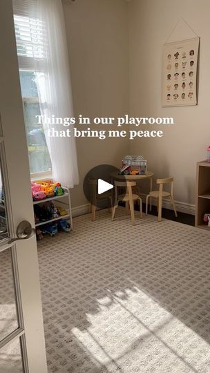 1.9M views · 65K reactions | My favorite room in the house 🤍 #playroomdecor #organization #fyp | Jenna Ledesma | Hannah Stater · invisible string (harp version) Easy Playroom Organization, Small Playroom Bedroom Combo, Open Concept Playroom, Play Dough Organization, Playroom And Gym Combo, Simple Kids Playroom, Organized Playroom Ideas, Where The Wild Ones Play Playroom, Play Room And Toddler Bedroom