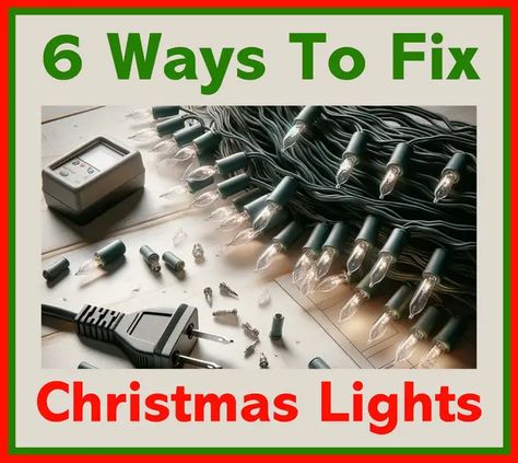 Fix Christmas Lights, Mormon Temple, Xmas Lights, Appliance Repair, Stop Working, Christmas Tree Lighting, Holiday Lights, Electrical Supplies, Tips Tricks