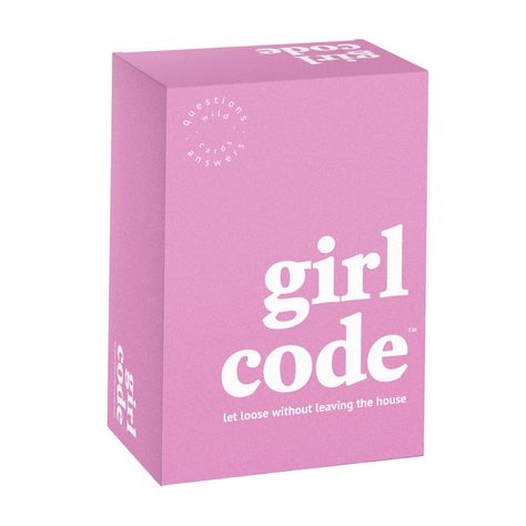 PRICES MAY VARY. UNLEASH THE LAUGHTER: Girl Code is the ultimate card game for ladies' night, packed with endless entertainment and shocking truths! WILD CARDS GALORE: Look out for wild cards, including shares, dares, callouts, and immersive challenges, keeping the fun unpredictable. 350 CARDS, INFINITE FUN: With 350 cards, every game is a new and exciting adventure, perfect for girls' nights and bachelorette parties. GROWN-UP GIRLIES: Ideal for groups of 2 or more people, Girl Code is designed for ages 17+ and is NSFW for unfiltered laughter and humor. PERFECT GIFT CHOICE: Give the gift of laughter to your funny friend with Girl Code - the game that keeps on giving endless fun. Games For Ladies, Adult Game Night, Ladies Night Party, Girl Code, Kids Gift Guide, Adult Games, Bachelorette Parties, Ladies Night, Night Party