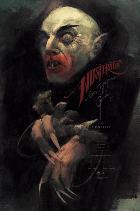 Nosferatu 1922, Rattus Rattus, Max Schreck, Fantasy Horror, Horror Artwork, Horror Posters, Horror Movie Art, Horror Show, Classic Monsters