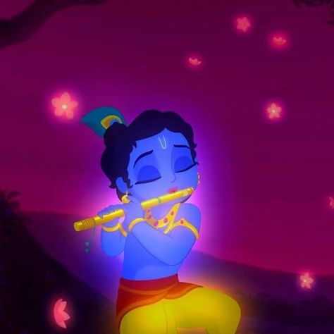 KRISHNA FLUTE MUSIC (Link in Bio)  Jai Shri Radha Krishna  Follow us @iiradhakrishnaii for beautiful illustrations mantras animations Bhagavad Gita teachings and much more .. .  Salutations to the Supreme Lord Krishna  . May all beings be well happy and peaceful! May all beings be free from all suffering!  . . . . The pics/images used are strictly for seeking blessings... . . Artist : Unknown. DM for credit. God bless the artist/illustrator .. . . . . Follow @iiradhakrishnaii  Follow @iiradhakri Krishna Flute Music, Bal Krishna Video, Shri Radha Krishna, Cartoons Krishna, Shri Radha, Krishna Avatar, Krishna Gif, Funny Dp, Krishna Flute