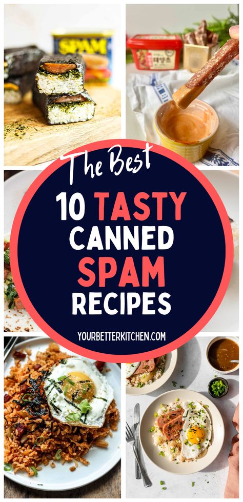 Easy Spam Dinner Recipes, Quick Spam Recipes, Crescent Roll With Spam, How To Cook Spam Recipes, Canned Spam Recipes, Best Spam Recipe, Spam Teriyaki Recipe, Spam Meals Dinners, Recipes Using Spam Meat