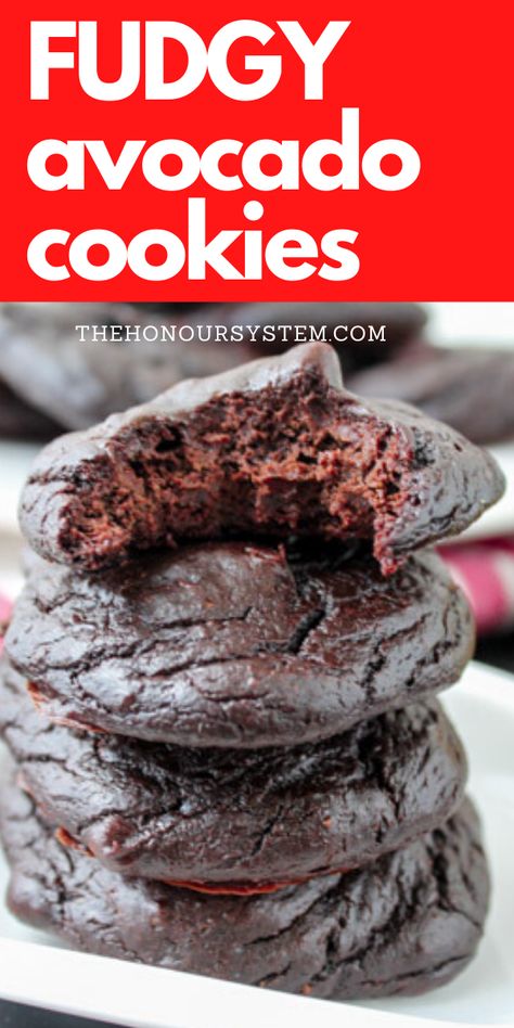 Avocado Chocolate Recipes, Avocado Recipes Dessert, Avocado Cookies, Primal Blueprint, Gluten Free Peanut Butter Cookies, Avocado Dessert, Healthy Cookie, Chocolate Avocado, Avocado Chocolate