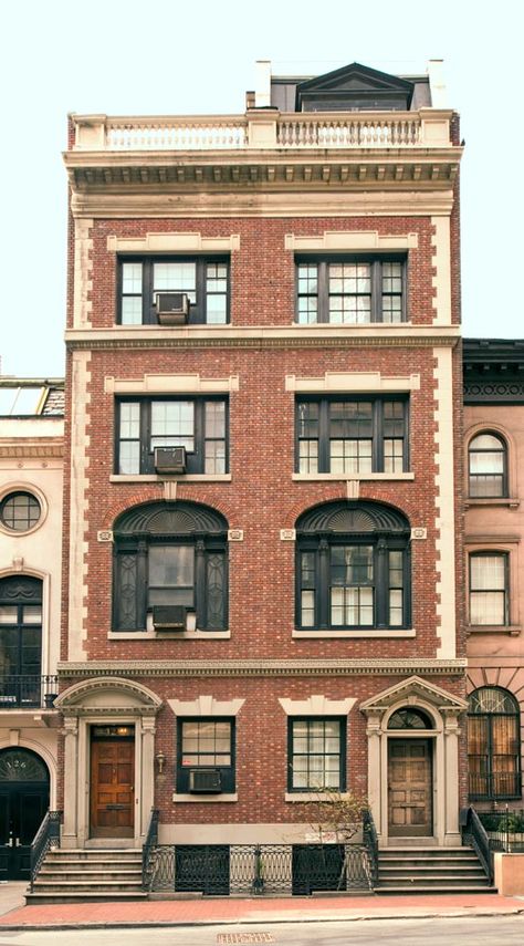 Victorian Arch, Sketching Houses, Mary Todd Lincoln, Building Front, Brick Exterior, Brick Facade, Classic Architecture, Building Facade, Historic Preservation