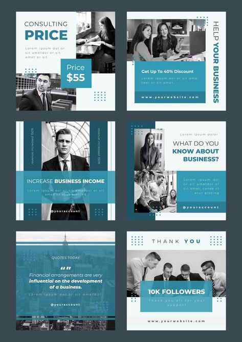 Linkedin Post Design For Business, Accountant Instagram Feed, Business Ig Post Design, Instagram Corporate Design, Corporate Linkedin Post Design, Finance Instagram Feed, Canva Business Templates, Finance Social Media Post, Corporate Instagram Feed