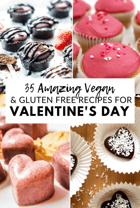 Valentines Vegan Desserts, Gluten And Dairy Free Valentines Treats, Gf Df Valentines Dessert, Vegan Valentines Day Recipes, Gluten Free Vegan Valentines Day Treats, Vegan Valentines Day Desserts Easy, Valentines Desserts Healthy, Allergy Friendly Valentines Treats, Valentines Desserts Gluten Free