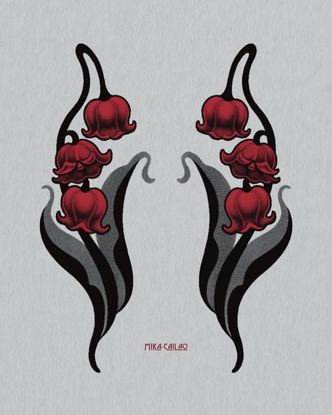 • available design • lily of the valley • symmetrical art nouveau thigh pieces can be tattooed in black and grey or colour 🖤♥️ i’d love to tattoo these! ___________________________________________________ DM OR EMAIL TO BOOK mikacailaotattoo@gmail.com or for something similar/custom BOOKING FORM IN BIO studio located in chippendale @spiderandflytattoo thank you x . . . #artnouveau #artnouveautattoo #tattooapprentice #tattoo #tattoos #tattoodesign #tattooideas #symmetry #symmetricalta... Animal Art Nouveau, Art Nouveau Skull, Art Nuevo Design, Art Nouveau Black And White, Art Nouveau Lily Of The Valley, Art Nouveau Tattoos, Symmetrical Thigh Tattoos, Black Lily Tattoo, Alphonse Mucha Tattoo