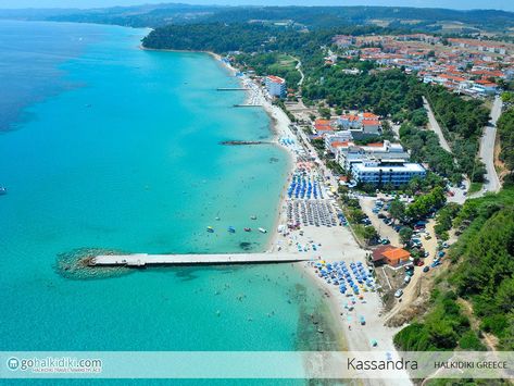 A beach view of Kallithea Halkidiki Greece !  #halkidiki #greece #summer #holidays #kassandra #kallithea #travel #destination #TTOT Halkidiki Greece Kassandra, Kallithea Halkidiki, Kallithea Greece, Greece Halkidiki, Halkidiki Greece, Greece Beach, Greece Summer, Airport Taxi, Greece Vacation