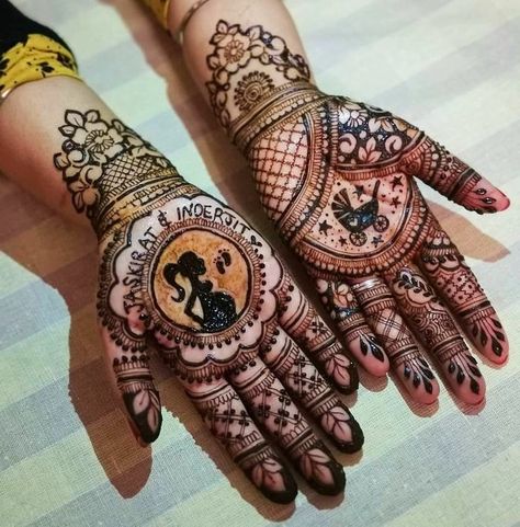 Pregnant Mehndi Designs, Baby Shower Mendhi Design, Seemantham Mehandi Designs Simple, Mom To Be Mehndi Design, Mehndi Designs Baby Shower Hand, Srimantham Mehendi Designs, Mahendi Designs Baby Shower Mahendi Design, Mehendi For Baby Shower Indian, Seemantham Mehandi Designs