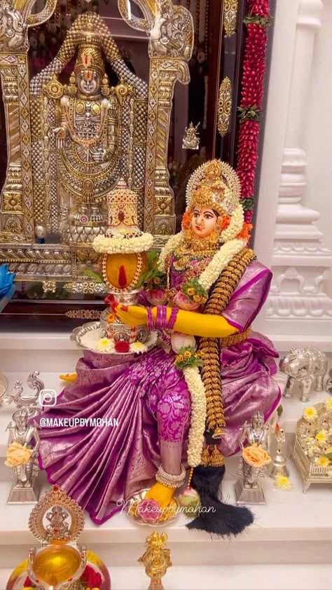 Venugopala Swamy Images, Vara Lakshmi Pooja Decoration, Lakshmi Decoration At Home, Varamahalakshmi Decoration Ideas At Home, Varamahalakshmi Decoration Ideas, Ammavaru Decoration, Varalaxmi Pooja Decoration, Varalakshmi Pooja Decoration, Gauri Decoration