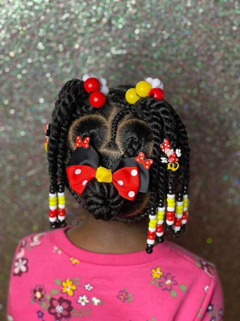 African Kids Hairstyles, Simple Protective Styles, Beaded Cornrows, Natural Hairstyles For Black Kids, African Hairstyles For Kids, Braids For Black Kids, Kids Braids With Beads, Beads Hairstyles, Kid Braids