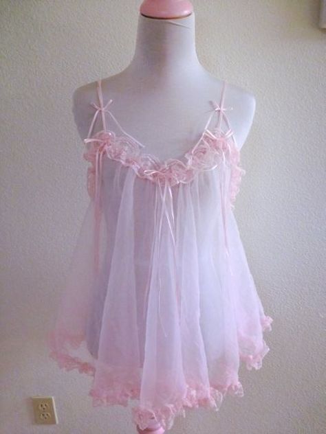 Vintage 1960's Pink Babydoll Lingerie Chiffon Lace Cute by Perurus, $20.00 - inexpensive intimates, leg avenue lingerie, intimates canada *ad Lingerie Rosa, Pink Babydoll, Lingerie Vintage, Lingerie Shoot, Lingerie Babydoll, Cute Lingerie, Pink Lingerie, Pretty Lingerie, Babydoll Lingerie