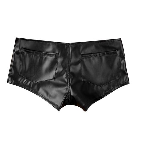 moily Women's Pole Dance Shorts Wet Look Faux Leather Low Waist Zipper Front Hot Pants #Sponsored Leather Shorts Women, Club Dance, Cute Outfits With Jeans, Dance Shorts, Wet Look, New Launch, Edgy Look, Mini Shorts, Leather Shorts