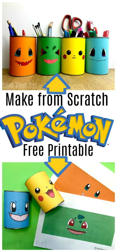 Free Pokemon Party Printables, Pokemon Boys Bedroom, Pokemon Puppets, Pokemon Free Printables, Pokemon Printables Free, Pokémon Printable, Pikachu Room, Pokemon Desk, Pokemon Party Printables