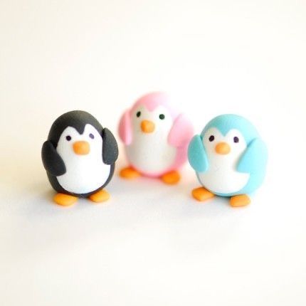 Snow Globe Cupcakes, Penguin Cake Toppers, Penguin Cupcakes, Penguin Cake, Pink Penguin, Penguin Theme, Penguin Cakes, Penguin Party, Toppers Diy