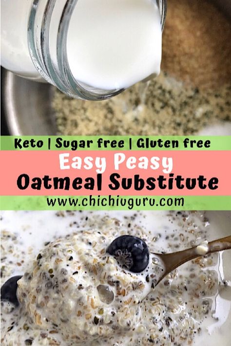 Keto Oatmeal Substitute - Low Carb Health Club Belly Abs Workout, Oatmeal Alternative, Low Carb Oatmeal, Keto Oatmeal, Best Healthy Diet, Best Diet Foods, Baking Powder Uses, Healthy Eating Diets, Baking Soda Beauty Uses