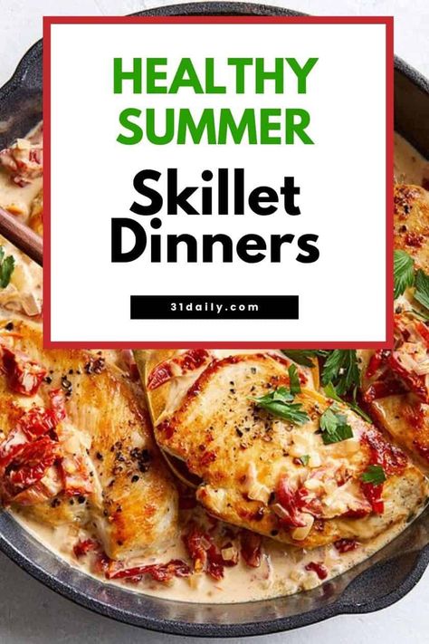 Summer Skillet Meals, Summer Weeknight Dinners, Pesto Pasta Dishes, Zucchini And Tomatoes, 31 Daily, Weekly Dinner Menu, Sausage Dinner, Simple Dinners, Easy Summer Dinners