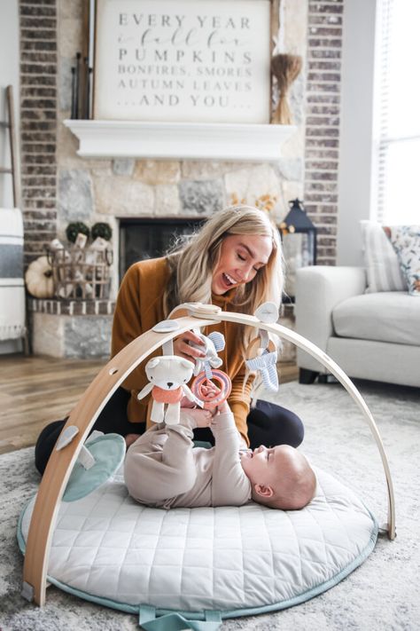 This little sweet babe has been all smiles lately! 6 months is my favorite age. #ad Cal’s favorite thing is his play mat! How cute is this one from Target?! It's the @IngenuityBaby Cozy Spot™ Reversible Duvet Activity Gym. I am loving the neutral colors + wooden accents! But most of all I love that Cal is happy when he's playing with it! Click the link here to add the product to your Target cart! #babygear #playgym #activitygym #babyregistry #tummytime #playmat #woodenplaygym Target Cart, Wooden Play Gym, Activity Gym, Play Gym, Baby Registry, Tummy Time, All Smiles, Play Mat, Baby Gear