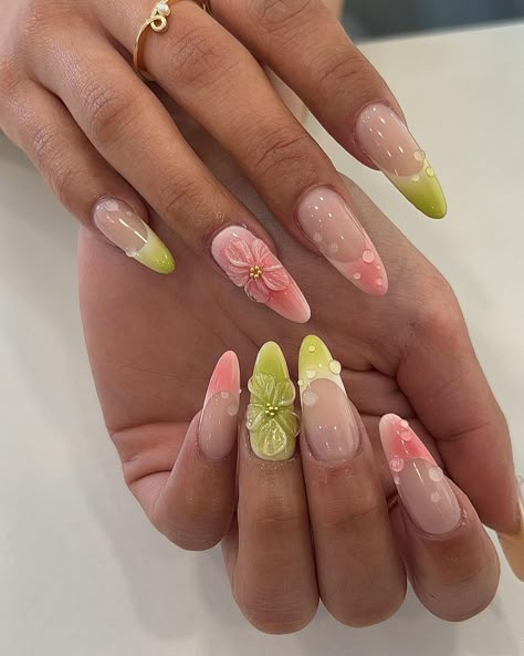 August Nails, Summery Nails, Vacation Nails, Blue Nail, Diamond Nails, Funky Nails, Floral Nails, Chic Nails, Flower Nails