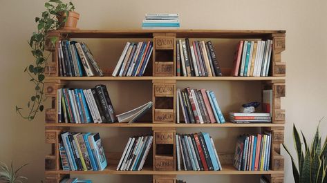 Minwax Dark Walnut, Beautiful Bookshelf, Pine Boards, Detailed Plans, Basic Tools, Scrap Wood Projects, Pocket Hole, Bookshelves Diy, Wood Glue