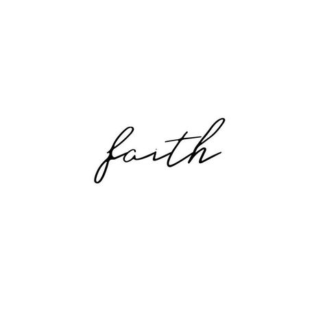 Faith Small Tattoos, Faith In Cursive Tattoo, Faith Word Tattoo, Faith Neck Tattoo, Two Words Tattoo, Faith In Cursive, Faith Tatto, Faith Tattoo Ideas For Women, Faith Stencil