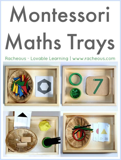 Montessori math Montessori Trays, Montessori Printables, Montessori Homeschool, Montessori Toddler Activities, Montessori At Home, Montessori Math, Montessori Preschool, Montessori Ideas, Montessori Learning