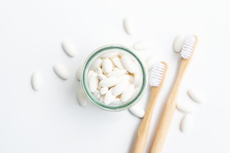 The best toothpaste tablets get your teeth sparkling without the plastic waste or added chemicals of your average tube of toothpaste! How To Make Toothpaste, Toothpaste Tablets, Best Toothpaste, Plastic Waste, Carbon Footprint, Chemicals, Toothpaste, Tablet, Eco Friendly