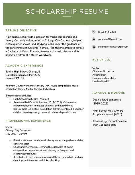 Scholarship Resume: Examples, Template & Writing Guide Academic Phrases, Cosmetology Scholarships, Scholarship Resume, Article Example, Essay Scholarships, Synthesis Essay, Teen Resume, Scholarship Application, Essay Writing Examples