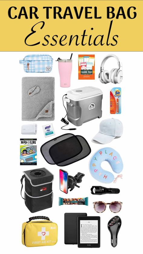 Planning for a car journey? Your car travel bag essentials like a phone holder, car-friendly snacks, and a blanket can make all the difference in your travel experience. #CarTravelBagEssentials #JourneyPreparations #PlanningAhead #TravelDifference #CarJourneyReady Car Journey, Travel Bag Essentials, Enjoy The Ride, Bag Essentials, Essential Items, Essential Bag, First Aid Kit, Car Travel, A Blanket