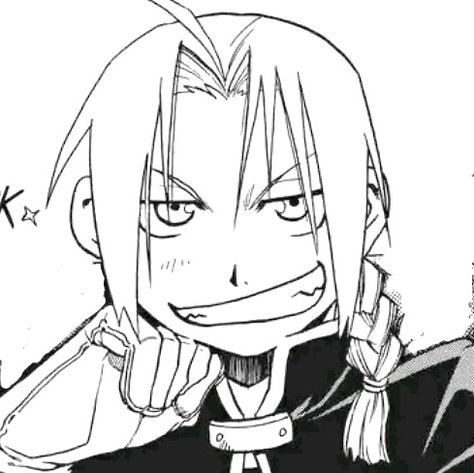 Black Icon, Edward Elric, Anime Black, Fullmetal Alchemist, Black And White, Tumblr, Anime, White, Black