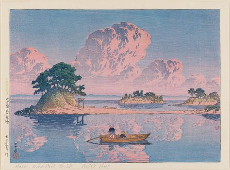 Kawase Hasui, Erin Hanson, Japanese Art Prints, Japanese Artwork, Japon Illustration, Art Japonais, Arte Inspo, Japanese Woodblock Printing, Japanese Painting