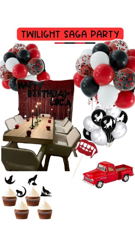 Lanc birthday party twilight theme Twilight Themed Birthday Party, Twilight Themed Party, Twilight Birthday, Twilight Theme, Twilight Party, 17th Birthday, Birthday Themes, Slumber Party, Slumber Parties