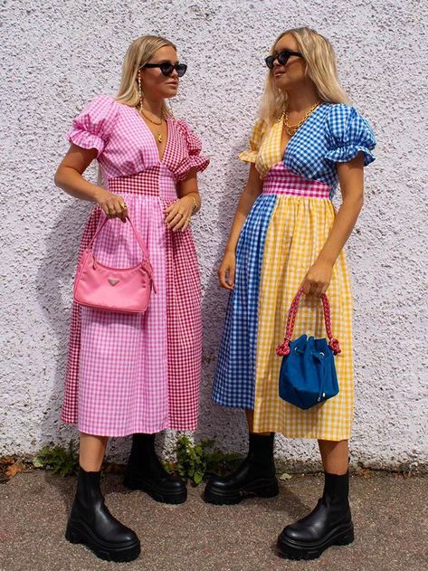 6 Brands That Make Their Products Right Here in the UK | Who What Wear UK Colorful Outfit Ideas, Colorful Outfit, Mode Inspo, Moda Vintage, Gingham Dress, New Classic, Colourful Outfits, Colorful Fashion, Passion For Fashion