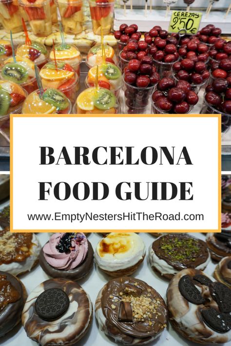 Barcelona Food Guide--Few cities offer a better food scene than Barcelona.  Here are our tips for what to eat and drink while visiting.  #barcelona #barcelonafoodie #barcelonafoodguide #visitbarcelona #visitspain Barcelona Hotel, Barcelona Travel Guide, Barcelona Food, Spain Food, Spain Travel Guide, Travel Spain, Culinary Travel, Barcelona Travel, Europe Trip