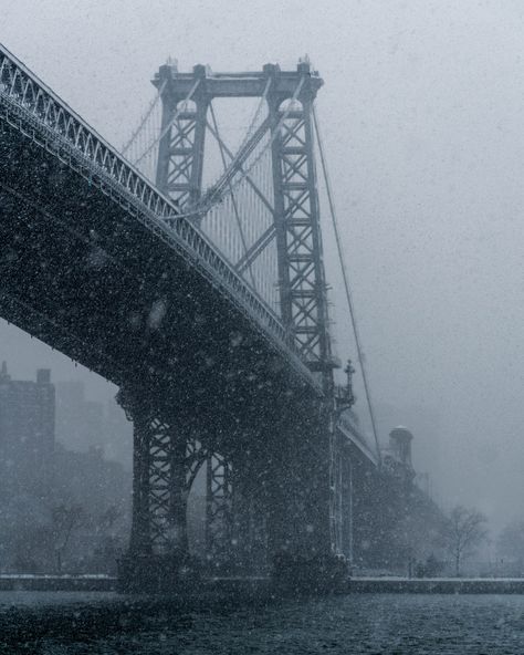 Bridge Night, Williamsburg Bridge, Williamsburg Brooklyn, Photography Prints Art, January 2024, Snow Storm, City Photography, Bay Bridge, York City