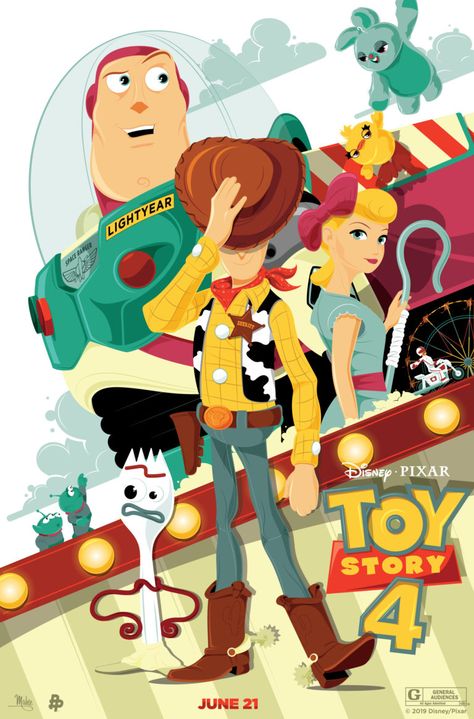 DisneyPixar X Poster Posse: “Toy Story 4” – Poster Posse Disney Poster, Dibujos Toy Story, Images Disney, Toy Story 3, Disney Posters, Computer Animation, Walt Disney Studios, Toy Story Party, Alternative Movie Posters