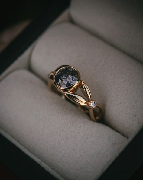 Salt & Pepper Diamond Engagement Ring – Moira Patience Fine Jewellery Pepper Diamond Engagement Ring, Salt Pepper Diamond, Bespoke Engagement Ring, Pepper Diamond, Lovely Couple, Alternative Engagement Rings, Salt And Pepper Diamond, Grey Tones, Rustic Feel