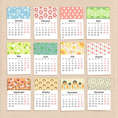 Floral Calendar 2015 on Behance Calendar Design Layout, Desk Calendar Design, Calendar Designs, Floral Calendar, Modern Calendar, Calendar Art, Creative Calendar, 달력 디자인, Calendar Layout