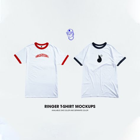 Ringer T-shirt Mockups are great for your business, done for both young and established clothing brands. Photo mockup resources of the highest quality down high resolution. Customizing this mockup with Change the to any color you like and then update the smart object with your design in just a couple of clicks. SPECIFICATION: - HR 350 Dpi - Dimensions 4000x4000 px - Separate Color - Easy To Edit - Easy To Apply Your Artwork - Multiple Smart Object - Change Color - Change Patch Label Best! *Acces Photo Mockup, Tee Mockup, Video Mockup, Print Mockup, Blank T Shirts, Clothing Mockup, Ringer Tee, Clothing Brands, Tshirt Mockup