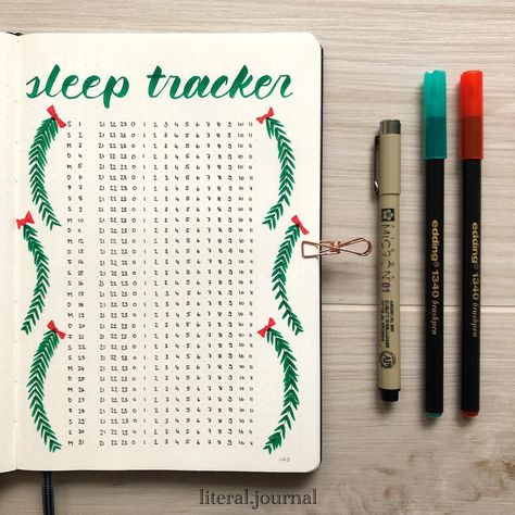 Martina | Journaling on Instagram: “December‘s sleep tracker all ready to be filled out 🎄 . Happy 3rd advent to all of you, I hope you had a cozy weekend 😊 . . .…” Bullet Journal Sleep Tracker, Journal Sleep Tracker, Bullet Journal Mood Tracker, Bullet Journal Christmas, December Bullet Journal, 2020 Aesthetic, Cozy Weekend, Bullet Journal Ideas Templates, Bullet Journal Font