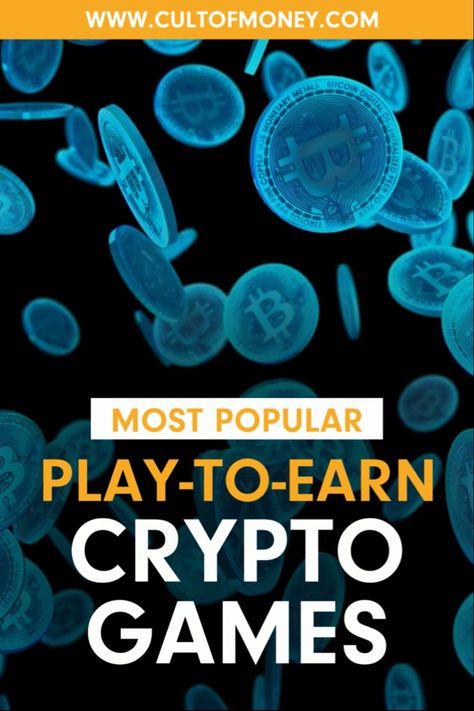 Gamers, how cool will it be to earn crypto while you play games? Well, you absolutely can! 🎮 Here are the 5 most popular play-to-earn games you can get your hands on right now ➡️ https://cultof.money/pin-play-to-earn-crypto-games What Is Play, Future Games, Blockchain Game, Game Interface, Digital Wallet, Lost Money, Play Games, Blockchain Technology, Game Assets